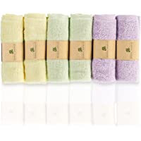 Los mejores  - Bamboo Organics - Toallas suaves e hipoalergénicas para bebés - Ideal para pieles sensibles - Paquete de 6